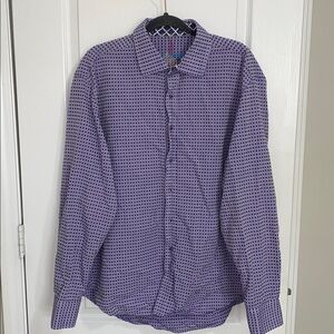 Robert‎ Graham Checkered Long Sleeve Button Up Shirt 2XL